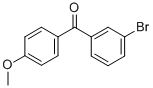 structure of CAS# 54118-76-2, 3-Bromo-4''-Methoxybenzophenone