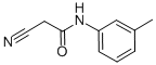 structure of CAS# 54153-19-4, 2-Cyano-N-m-Tolyl-Acetamide;2-Cyano-N-(3-Methylphenyl)Ethanamide;Zinc00064961;Oprea1_479281