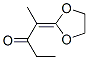 CAS#: 5418-50-8， 2-(1,3-Dioxolan-2-Ylidene)-3-Pentanone