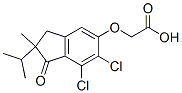 CAS#: 54197-01-2， (6,7-Dichloro-2-Isopropyl-2-Methyl-1-Oxoindan-5-Yl)Oxyacetic Acid