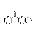 structure of CAS# 54225-86-4, 1,3-Benzodioxol-5-Yl(Phenyl)Methanone;1,3-Benzodioxol-5-yl(phenyl)methanone #;3,4-Methylenedioxybnezophenone;methanone, 1,3-benzodioxol-5-ylphenyl-