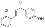 structure of CAS# 5424-02-2, 2-Chloro-4'-Hydroxychalcone;(E)-3-(2-Chlorophenyl)-1-(4-Hydroxyphenyl)Prop-2-En-1-One;Sbb002400;Zinc04428581