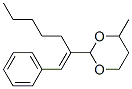 CAS#: 5436-76-0， 4-Methyl-2-(1-Phenylhept-1-En-2-Yl)-1,3-Dioxane