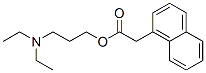 CAS 登录号：5437-28-5， 3-二乙基氨基丙基 2-萘-1-基乙酸酯