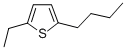 structure of CAS# 54411-06-2, 2-n-Butyl-5-Ethylthiophene;2-Butyl-5-Ethyl-Thiophene;Thiophene, 2-Butyl-5-Ethyl-;Zinc02510289