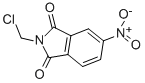 structure of CAS# 54455-34-4, N-Chloromethyl-4-Nitrophthalimide;2-(Chloromethyl)-4-Nitro-Isoindoline-1,3-Dione;2-(Chloromethyl)-4-Nitroisoindoline-1,3-Dione;2-(Chloromethyl)-4-Nitro-Isoindoline-1,3-Quinone