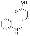 结构式 CAS# 54466-88-5, (1H-吲哚-3-基硫基)-乙酸