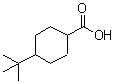 结构式 CAS# 5451-55-8, 4-叔丁基环己烷羧酸
