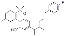 CAS#: 54540-76-0， 7,8,9,10-Tetrahydro-3-[5-(P-Fluorophenyl)-1,2-Dimethylpentyl]-6,6,9-Trimethyl-6H-Dibenzo[b,d]Pyran-1-Ol