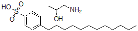 CAS 登录号：54590-52-2， 1-氨基丙烷-2-醇与 4-十二烷基苯磺酸化合物