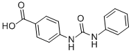 structure of CAS# 5467-09-4, 4-[(Anilinocarbonyl)Amino]Benzoic Acid