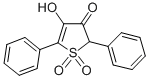 structure of CAS# 54714-10-2, 2,5-Diphenyl-4-Hydroxy-3-Oxo-2,3-Dihydrothiophene 1,1-Dioxide;4-Hydroxy-1,1-Dioxo-2,5-Di(Phenyl)-3-Thiophenone;4-Hydroxy-1,1-Diketo-2,5-Di(Phenyl)Thiophen-3-One;2,5-Diphenyl-4-Hydroxy-3-Thiophenone 1,1-Dioxide