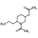 CAS#: 54751-94-9， 1-Acetyl-6-Propyl-3-Piperidinyl Acetate
