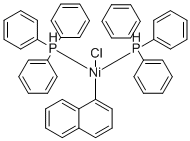 structure of CAS# 54806-25-6, trans-Chloro(1-Naphthyl)Bis(Triphenylphosphine)-Nickel;TRANS-CHLORO(1-NAPHTHYL)BIS(TRIPHENYLPHOSPHINE)-NICKEL