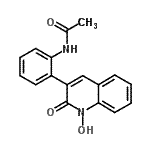 CAS#: 54833-78-2， N-[2-(1-Hydroxy-2-Oxo-1,2-Dihydro-3-Quinolinyl)Phenyl]Acetamide