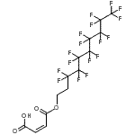 CAS#: 54950-04-8， (2Z)-4-[(3,3,4,4,5,5,6,6,7,7,8,8,9,9,10,10,10-Heptadecafluorodecyl)Oxy]-4-Oxo-2-Butenoic Acid