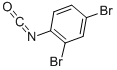 structure of CAS# 55076-90-9, 2,4-Dibromophenyl Isocyanate;2,4-DIBROMOPHENYL ISOCYANATE