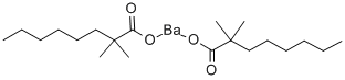 structure of CAS# 55172-98-0, Barium Neodecanoate;Barium Neodecanoate;Neodecanoic Acid, Barium Salt