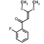 CAS#: 552298-97-2， 1-(2-Fluorophenyl)-3,3-Bis(Methylsulfanyl)-2-Propen-1-One