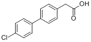structure of CAS# 5525-72-4, (4'-Chloro-Biphenyl-4-Yl)-Acetic Acid;(4'-CHLORO-BIPHENYL-4-YL)-ACETIC ACID;4-(4-Chlorophenyl)Phenylacetic Acid;4-BIPHENYL-4'-CHLORO-ACETIC ACID