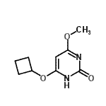 CAS 登录号：552880-95-2， 6-(环丁基氧基)-4-甲氧基-2(1H)-嘧啶酮