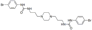 CAS#: 55291-05-9， 1,4-Bis[3-[3-(4-Bromophenyl)Ureido]Propyl]Piperazine