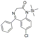 CAS#: 55299-24-6， 7-Chloro-1,3-dihydro-5-phenyl-1-trimethylsilyl-2H-1,4-benzodiazepin-2-one
