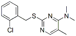 CAS#: 5546-64-5， 2-(((2-Chlorophenyl)Methyl)Thio)-N,N,5-Trimethyl-4-Pyrimidinamine