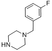 结构式 CAS# 55513-19-4, 1-(3-氟苄基)哌嗪