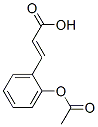 结构式 CAS# 55620-18-3, 3-[2-(乙酰氧基)苯基]-2-丙烯酸