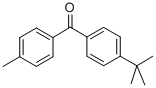 structure of CAS# 55709-38-1, 4-Tert-Butyl-4'-Methylbenzophenone;4-TERT-BUTYL-4'-METHYLBENZOPHENONE;4-Methyl-4'-Tert-Butylbenzophenone;4-T-BUTYL-4'-METHYLBENZOPHENONE