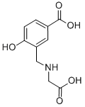 structure of CAS# 55739-39-4, 3-(Carboxymethylaminomethyl)-4-Hydroxybenzoic Acid;3-(CARBOXYMETHYLAMINOMETHYL)-4-HYDROXYBE NZOIC ACID, TECH., 85%;3-(CARBOXYMETHYLAMINOMETHYL)-4-HYDROXYBENZOIC ACID;3-(Carboxymethylaminomethyl)-4-Hydroxybenzoic Aci