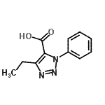 CAS#: 558441-00-2， 4-Ethyl-1-Phenyl-1H-1,2,3-Triazole-5-Carboxylic Acid