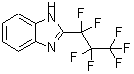 structure of CAS# 559-37-5, 2-(Heptafluoropropyl)Benzimidazole;St5411699;Nsc512761;2-Heptafluoropropyl-1H-Benzoimidazole