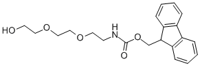 structure of CAS# 560088-66-6, [2-[2-(2-Hydroxy-Ethoxy)-Ethoxy]-Ethyl]-Carbamic Acid 9H-Fluoren-9-Ylmethyl Ester;[2-[2-(2-HYDROXY-ETHOXY)-ETHOXY]-ETHYL]-CARBAMIC ACID 9H-FLUOREN-9-YLMETHYL ESTER
