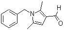 structure of CAS# 56018-32-7, 1-Benzyl-2,5-Dimethyl-1H-Pyrrole-3-Carbaldehyde;BAS 12968453;MFCD05998731;ZINC00615721