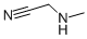 structure of CAS# 5616-32-0, Methylaminoacetonitrile;2-Methylaminoethanenitrile;Ald-N036432