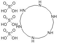 structure of CAS# 56187-09-8, Hexacyclen Trisulfate;1,4,7,10,13,16-Hexaazacyclooctadecane, Sulfate (1:3);Hexacyclen Trisulfate