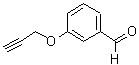 结构式 CAS# 5651-87-6, 3-(2-丙炔-1-基氧基)苯甲醛