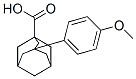 structure of CAS# 56531-56-7, (5S,7R)-3-(4-Methoxyphenyl)Adamantane-1-Carboxylic Acid;(5S,7R)-3-(4-Methoxyphenyl)-1-Adamantanecarboxylate;Zinc04218484;Zinc04218485