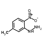 structure of CAS# 56637-42-4, (5-Methyl-2-Nitrophenyl)Hydrazine;(5-methyl-2-nitrophenyl)hydrazine;1-(5-methyl-2-nitrophenyl)hydrazine
