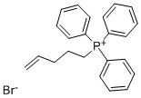 structure of CAS# 56771-29-0, (4-Pentenyl)Triphenylphosphonium Bromide;Pent-4-Enyl-Triphenyl-Phosphonium Bromide;Pent-4-Enyl-Triphenylphosphonium Bromide;Pent-4-Enyl-Triphenyl-Phosphanium Bromide