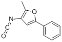 结构式 CAS# 568577-82-2, 2-甲基-5-苯基-3-呋喃基异氰酸酯