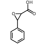 structure of CAS# 5694-02-0, 3-Phenyl-2-Oxiranecarboxylic Acid;(2R,3S)-3-PHENYLOXIRANE-2-CARBOXYLIC ACID;3-Phenyloxirane-2-carboxylic acid;MFCD03624152