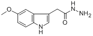 structure of CAS# 57000-48-3, (5-Methoxy-1H-Indol-3-Yl)-Acetic Acid Hydrazide;(5-METHOXY-1H-INDOL-3-YL)-ACETIC ACID HYDRAZIDE;5-METHOXYINDOLE-3-ACETIC ACID HYDRAZIDE