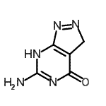CAS 登录号：570409-64-2， 6-氨基-3,5-二氢-4H-吡唑并[3,4-d]嘧啶-4-酮