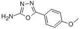 structure of CAS# 5711-61-5, 2-Amino-5-(4-Methoxyphenyl)-1,3,4-Oxadiazole;5-(4-Methoxyphenyl)-1,3,4-Oxadiazol-2-Amine(SALTDATA: FREE);2-Amino-5-(4-Methoxyphenyl)-1,3,4-Oxadiazole 97%;5-(4-Methoxyphenyl)-1,3,4-Oxadiazol-2-Ylamine