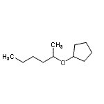 CAS#: 57192-97-9， (2-Hexanyloxy)Cyclopentane