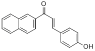 structure of CAS# 57221-63-3, 2-[3-(4-Hydroxyphenyl)Acryloyl]Naphthalene;3-(4-HYDROXYPHENYL)-1-(2-NAPHTHYL)-2-PROPEN-1-ONE;2-[3-(4-HYDROXYPHENYL)ACRYLOYL]NAPHTHALENE