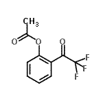结构式 CAS# 57230-51-0, 2-(三氟乙酰基)苯基乙酸酯